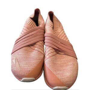 Altra Womens Pink Dyani Knit Stretch Slip On Athletic Shoes Sneakers Size 7